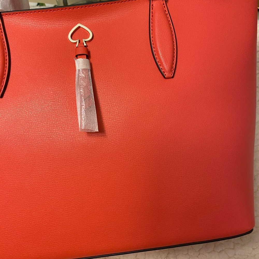Kate spade ♠️ coral tote! NWT GORGEOUS! - Picture 11 of 12